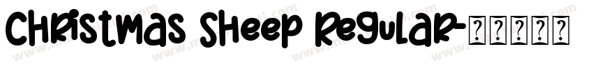 Christmas Sheep Regular字体转换